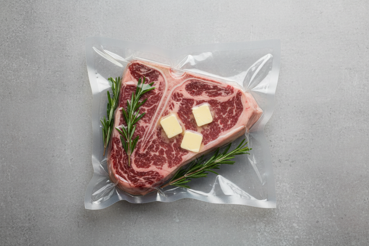 Sous Vide T-Bone Steak